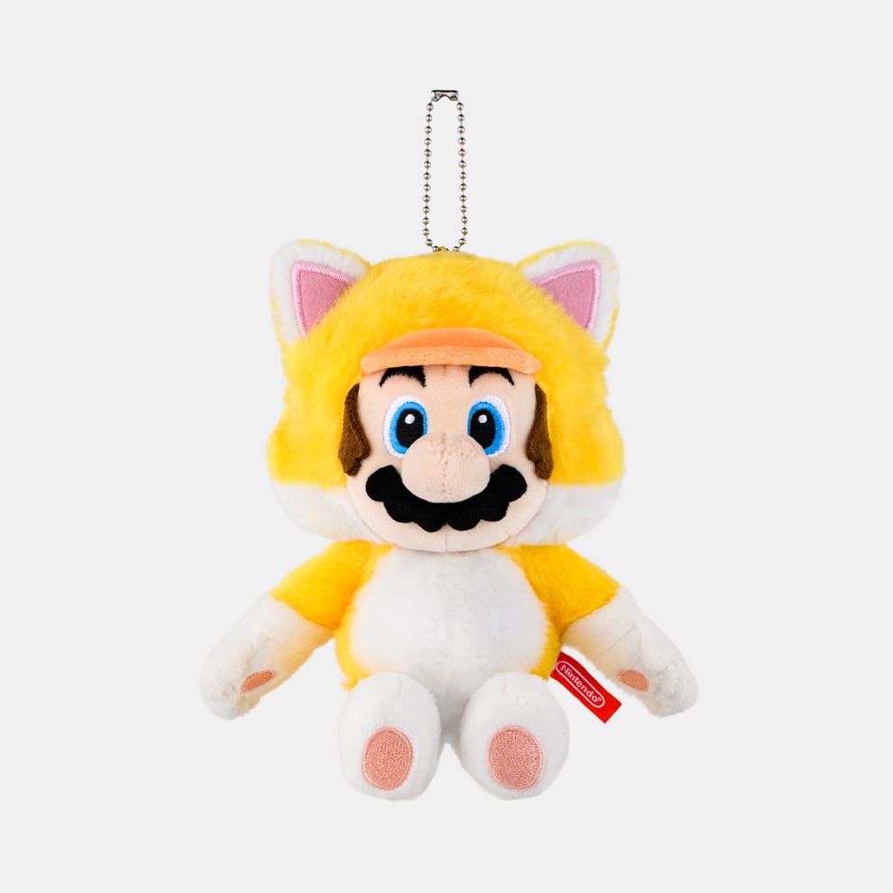 Super Mario Power-Up Mascot Plush C with Ball Chain