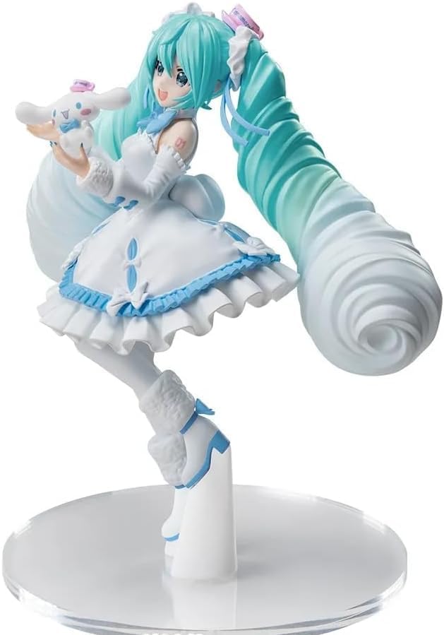 SEGA Luminasta Hatsune Miku x Cinnamoroll White Dress Ver Figure