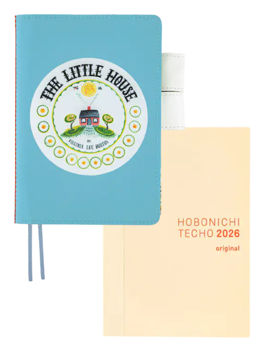 Hobonichi Techo A6 The Little House Planner Cover by Virginia Lee Burton Original Size