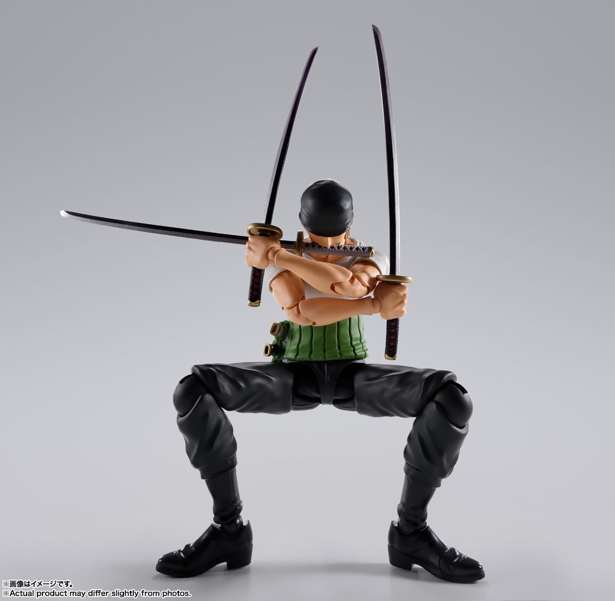Bandai Spirits S.H.Figuarts One Piece Roronoa Zoro Figure – Romance Dawn Ver. Action Figure