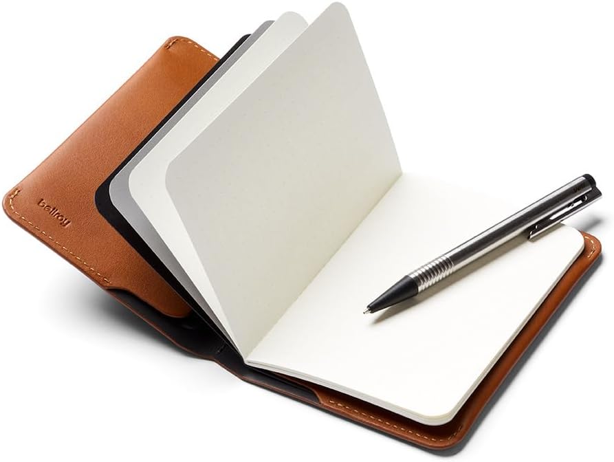 Bellroy A6 Leather Notebook Cover – Minimalist Journal Case