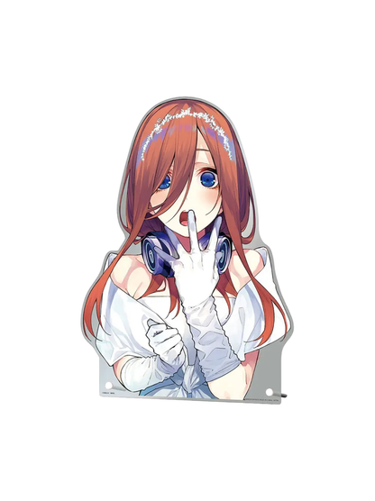 Ichiban Kuji The Quintessential Quintuplets Bust-Up Acrylic Board C Prize Miku Nakano