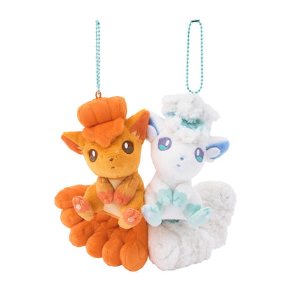 Pokemon Vulpix & Alolan Vulpix Magnetic Pair Mascot Plush