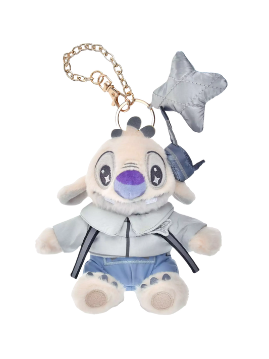 Disney Cyber Reuben Plush Keychain Futuristic Reflective Mini Figure