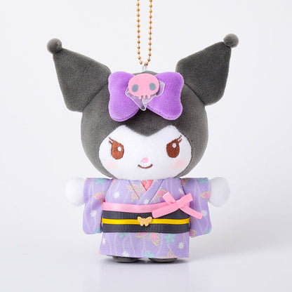 Sanrio Kuromi Wagokoro Roman Munyugurumi Mascot Plush