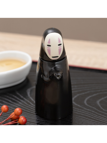 No-Face Soy Sauce Dispenser Ceramic Bottle