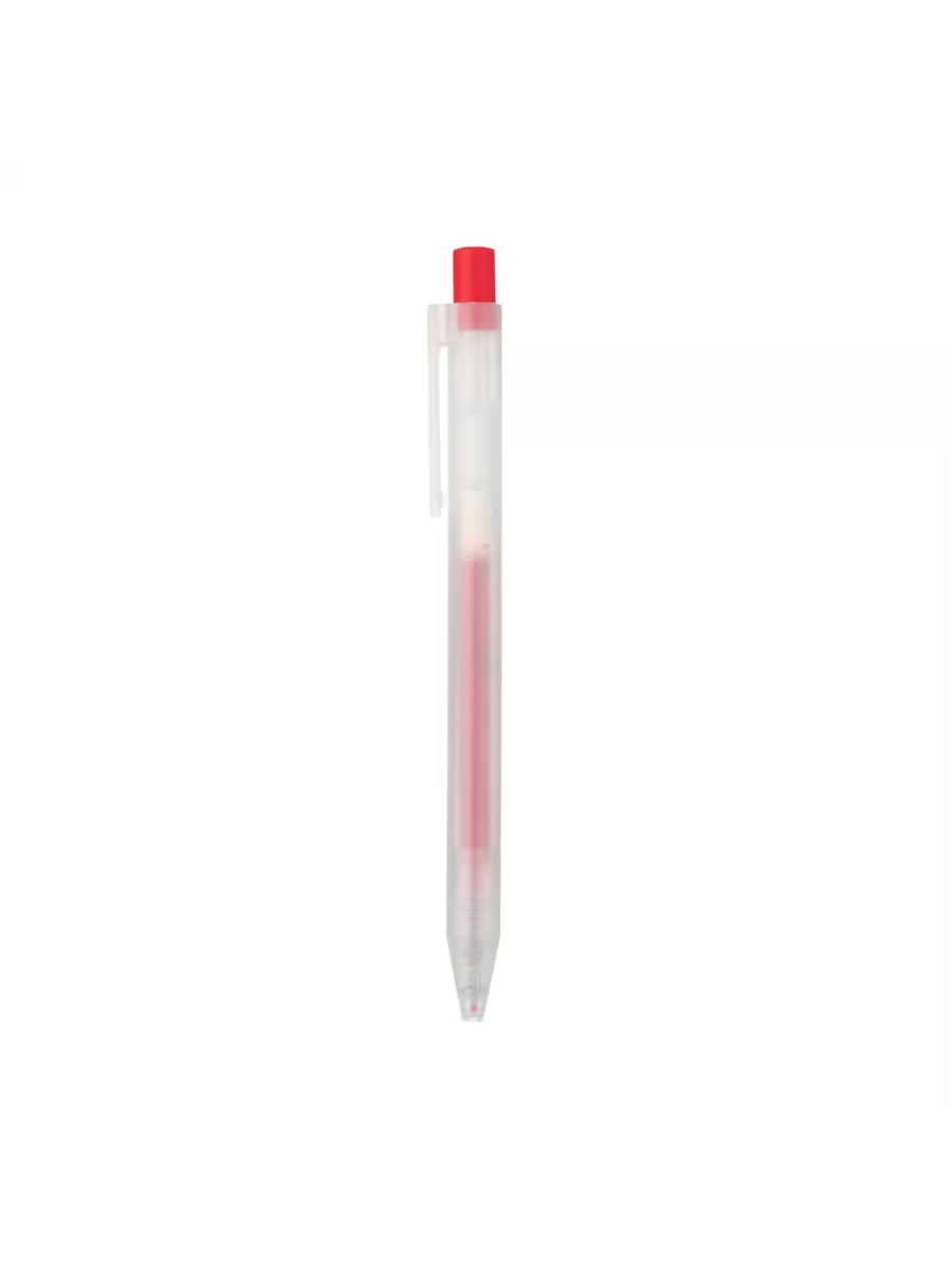 MUJI Knock Type Gel Ink Ballpoint Pen
