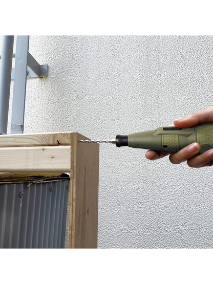 VESSEL 220USB-1DG Electric Ball Grip Screwdriver Dark Green