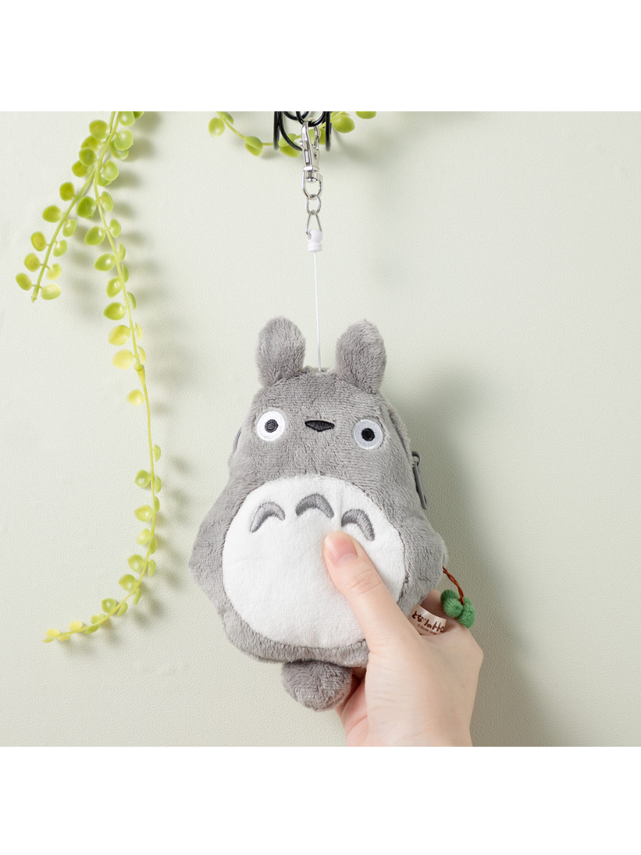My Neighbor Totoro Retractable Pass Case Plush Card Holder