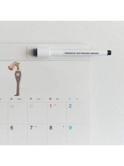 Hobonichi Whiteboard Calendar 2027 Medium Size