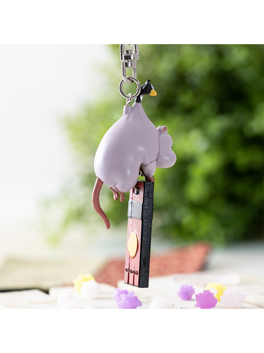 Spirited Away Boh Mouse & Fly Bird Keychain