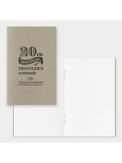 TRAVELER’S Notebook 20th Anniversary Card Size Set (Brown) 15412006