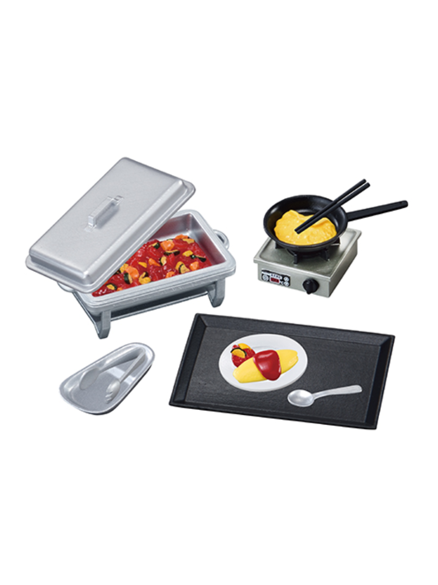 Luxury Mini Hotel Buffet Figure Set – Petit Hotel Buffet (8 Types, Box of 8)