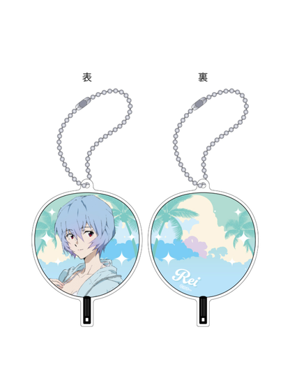 EVANGELION SUMMER FES 2026 Uchiwa Acrylic Keychain Collection Box (Set of 5)