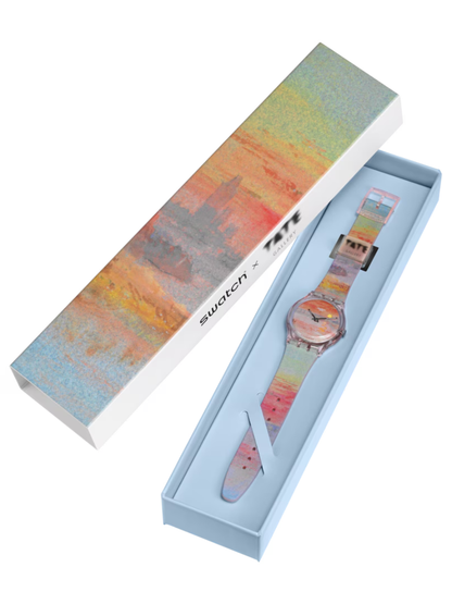Swatch TURNER'S SCARLET SUNSET SO28Z700 x Tate Gallery Art Watch
