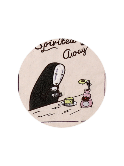 Spirited Away Canvas Tote Bag Tea Time No-Face