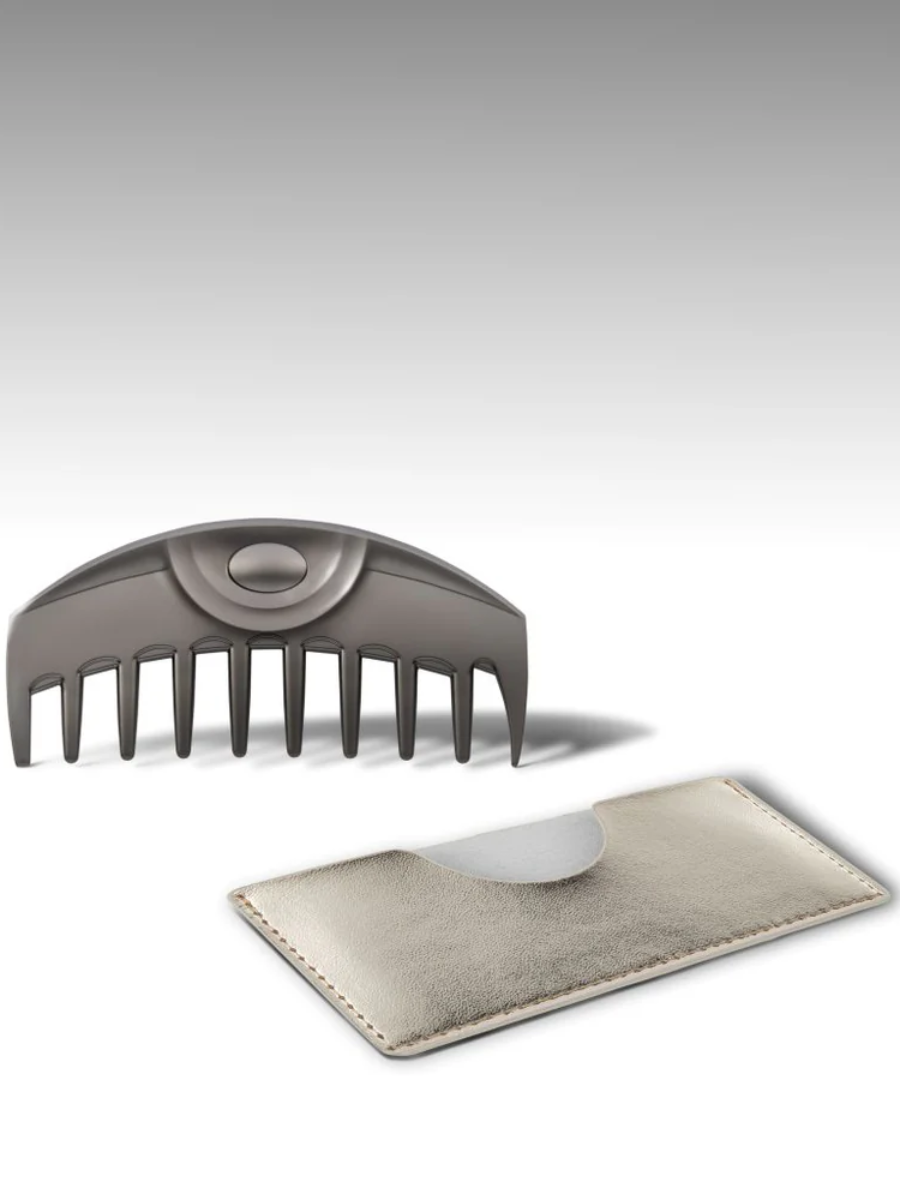 LOVE CHROME INBATH TSUKI Wave Premium Black Hair Comb