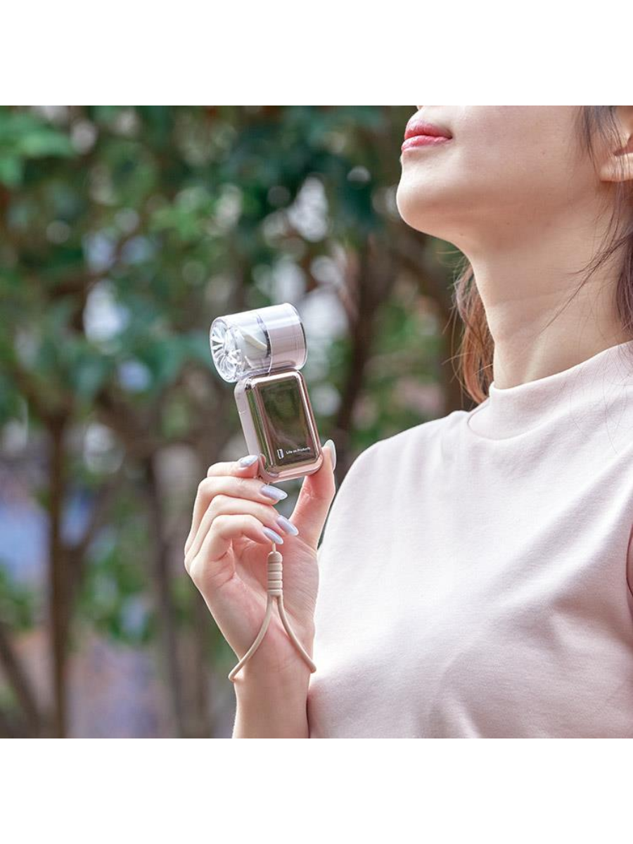 Mini Turbo Handheld Fan – Compact High-Power Portable Cooling Fan