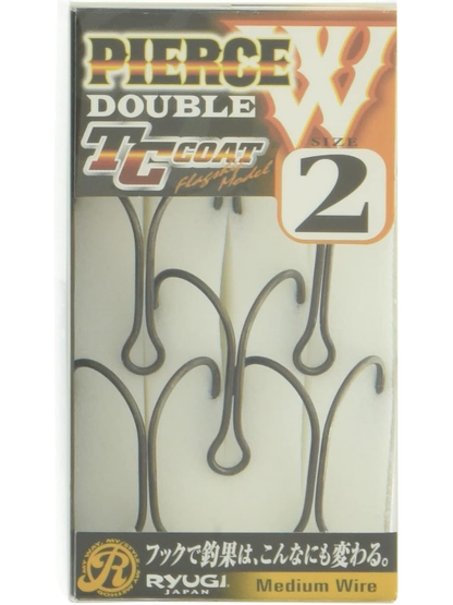 RYUGI HPW060 TC Pierce Double Fishing Hook