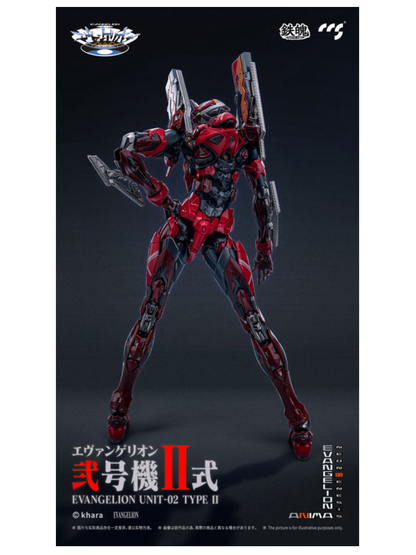 Evangelion ANIMA EVA Unit-02 Type II Diecast Action Figure