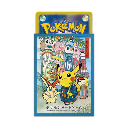 Pokemon Card Game Deck Shield Tanabata Festival Pikachu Blue Card Sleeves 64 Pack