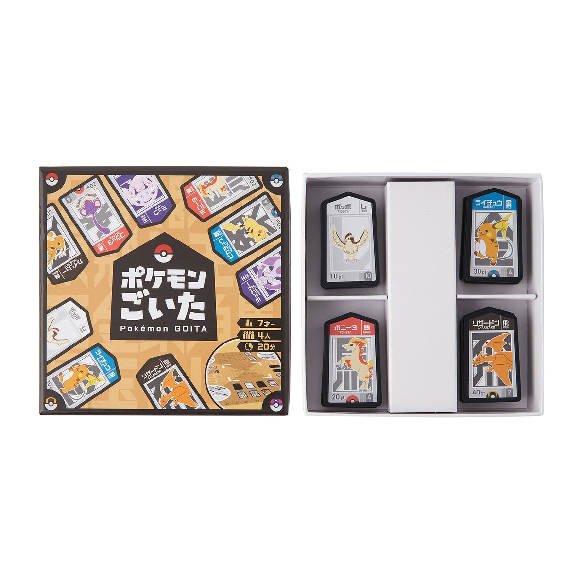 Pokemon Strategy Board Game Goita 2v2 Tile Game
