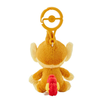 Pokemon Chimchar Plush Mascot with Poke Ball Carabiner