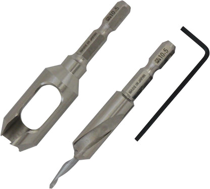 STAR-M Countersink Drill & Wood Plug Cutter Set