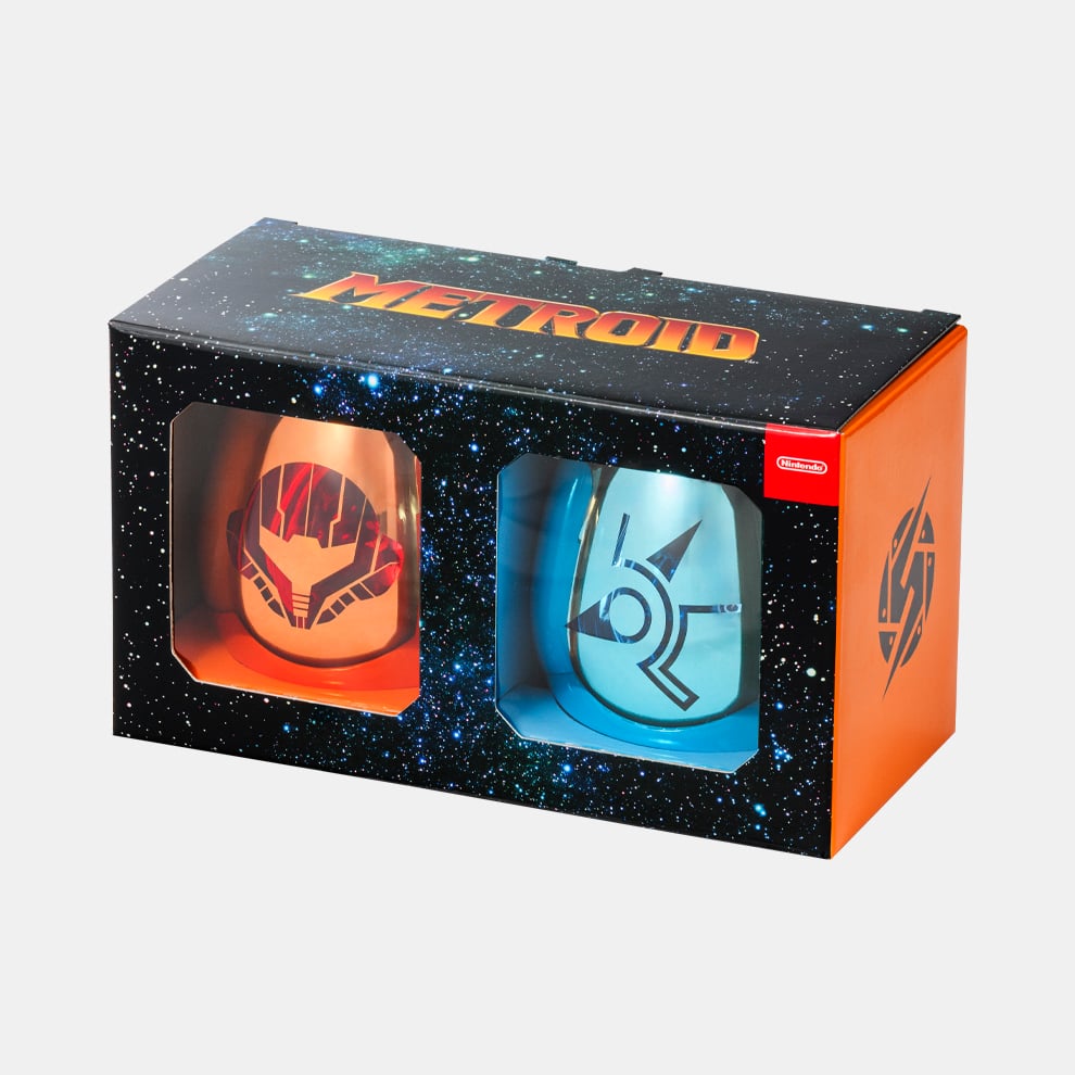 Metroid Heat-Resistant Glass Set – 2pcs Durable Drinking Glasses