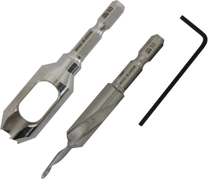 STAR-M Countersink Drill & Wood Plug Cutter Set
