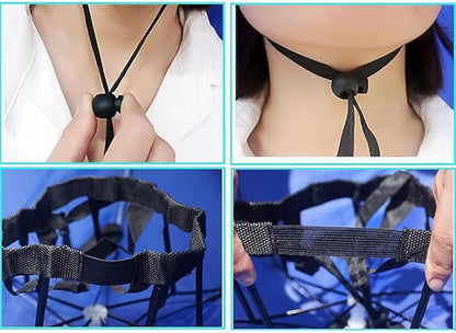 TTETNLY Hands Free Umbrella Hat Foldable