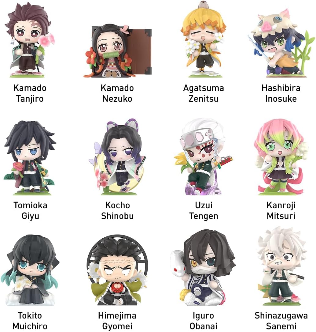 POP MART Demon Slayer Birth Flower Blind Box Series