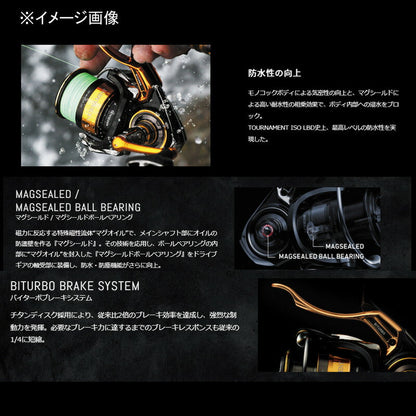 Daiwa 22 Tournament ISO 3000XH-LBD 00066013 Spinning Reel