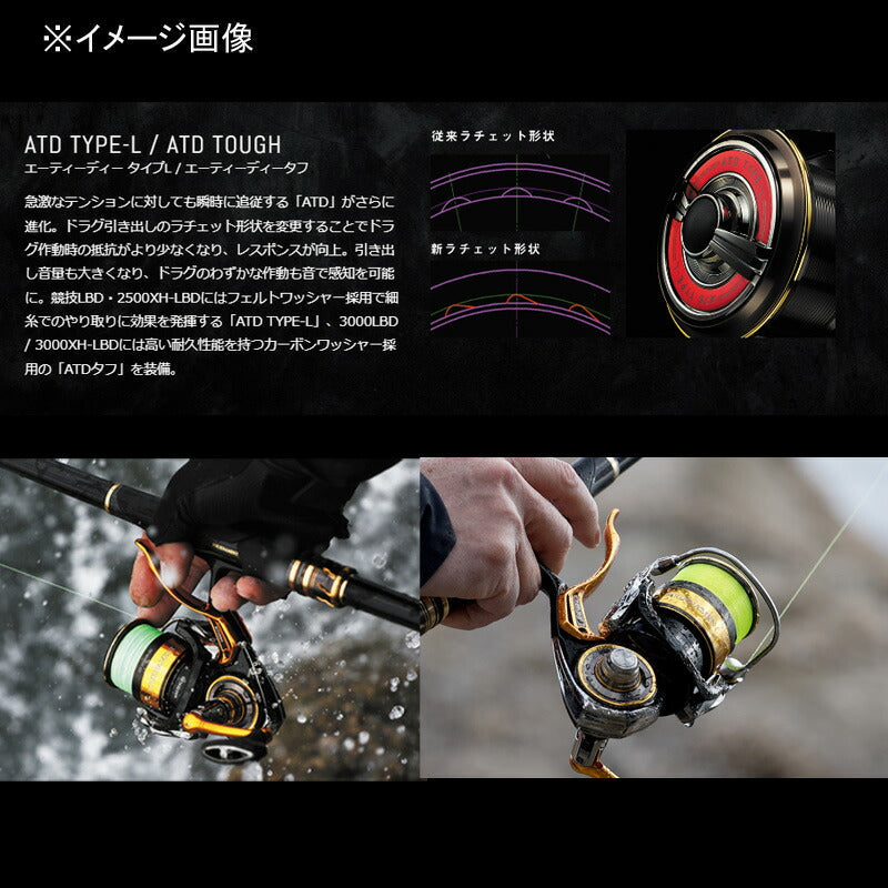 Daiwa 22 Tournament ISO 3000XH-LBD 00066013 Spinning Reel