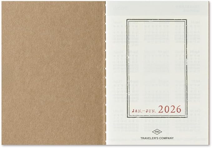 Traveler’s Notebook 2026 Weekly Refill