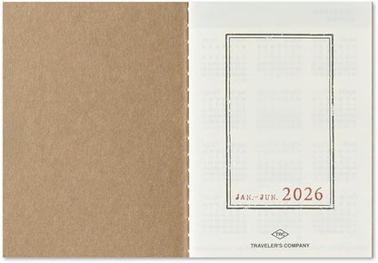 Traveler’s Notebook 2026 Weekly Refill