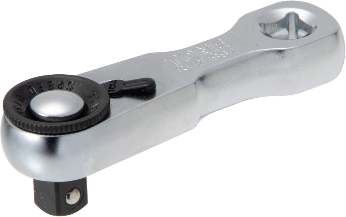 TONE Stubby Ratchet Handle 6.35 mm (1/4") Drive RH2HSS2