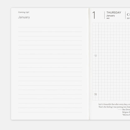 Hobonichi Techo 2026 A6 Arts & Science Design Daily Planner