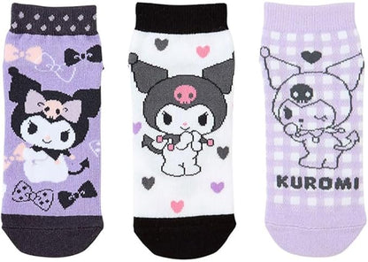 Sanrio Kuromi Kids Socks 3-Pack