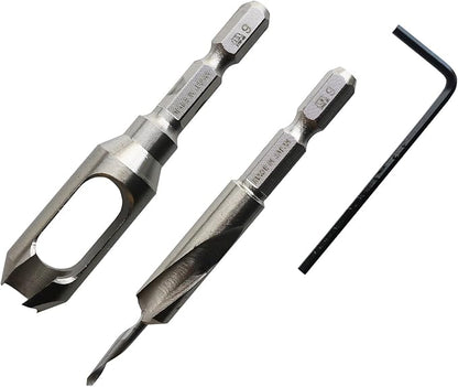 STAR-M Countersink Drill & Wood Plug Cutter Set