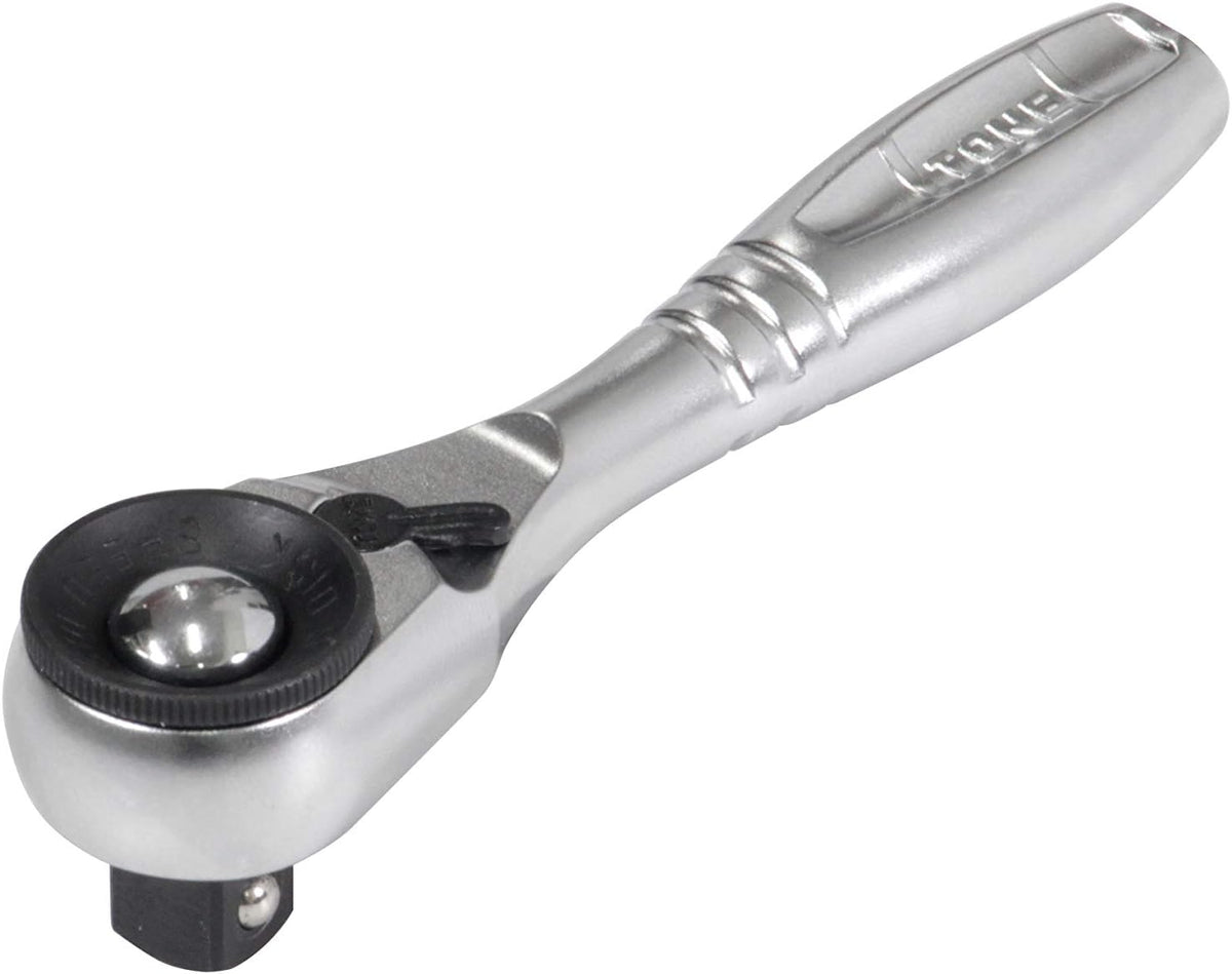 TONE Short Ratchet Handle 9.5 mm (3/8") Drive RH3HQS