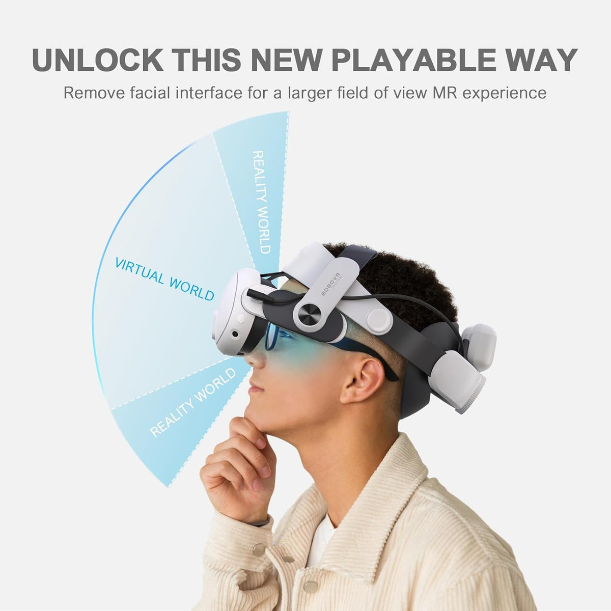 BOBOVR M3 Pro Battery Head Strap
