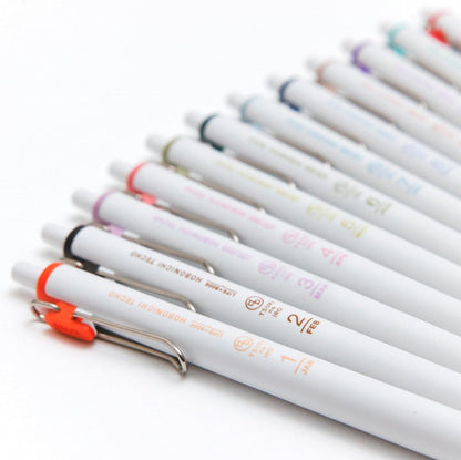 Hobonichi Techo 2026 TSUKI no IRO Uni-ball One 0.38mm Pen Set 6 Colors with Case