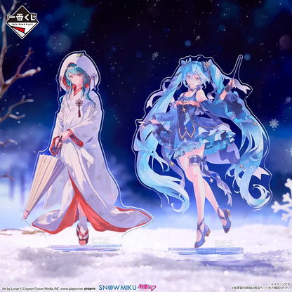 Ichiban Kuji Snow Miku 2017 Big Acrylic Stand I Prize