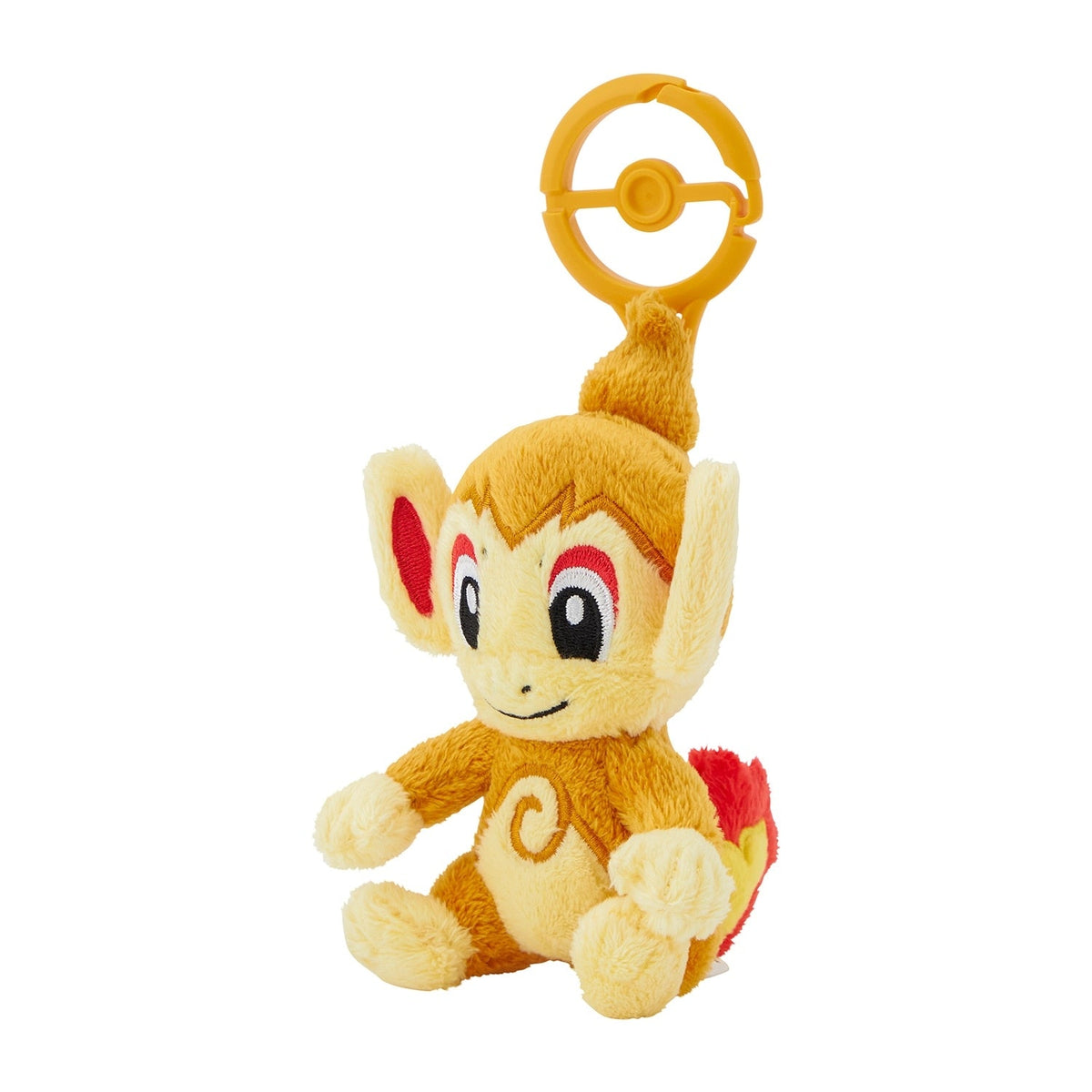 Pokemon Chimchar Plush Mascot with Poke Ball Carabiner