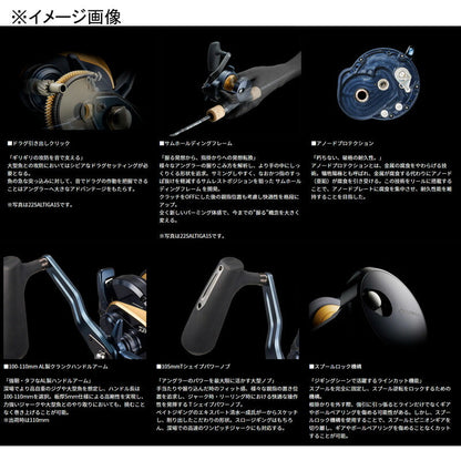 Daiwa 25 SALTIGA 35L Left Handle Spinning Reel