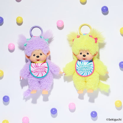 Monchhichi Sweet Lollipop Keychain Plush Doll