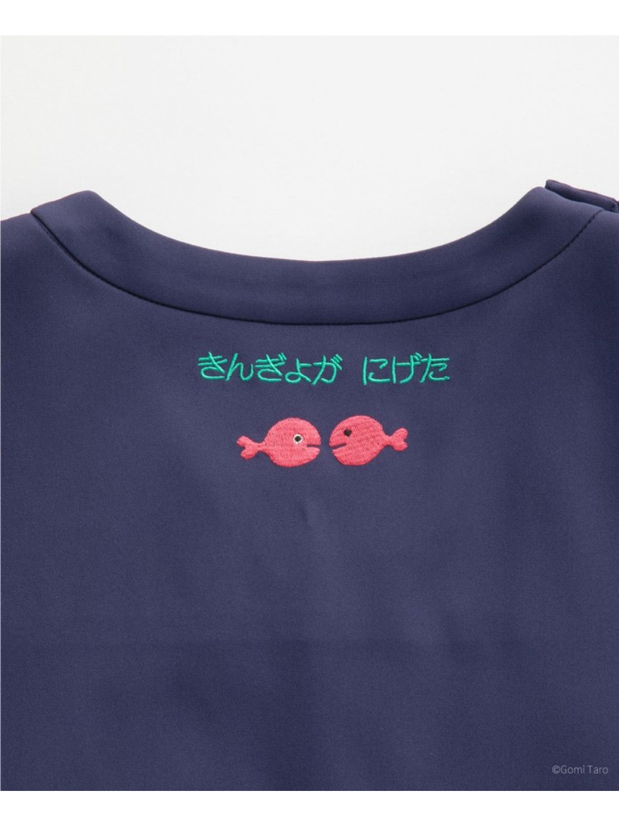 Scrub Canvas Club Goldfish Got Away Unisex Scrub Top