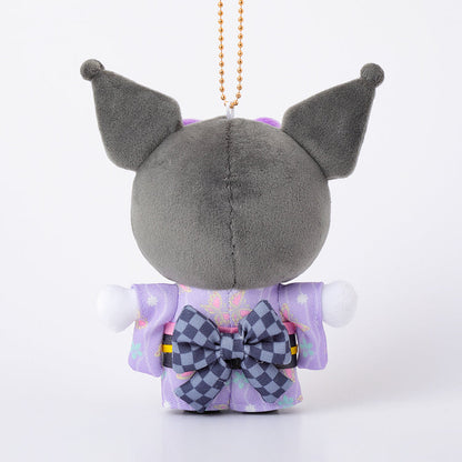 Sanrio Kuromi Wagokoro Roman Munyugurumi Mascot Plush
