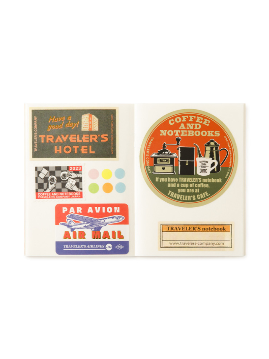 Traveler’s Notebook Passport Size Refill Sticker Release Paper
